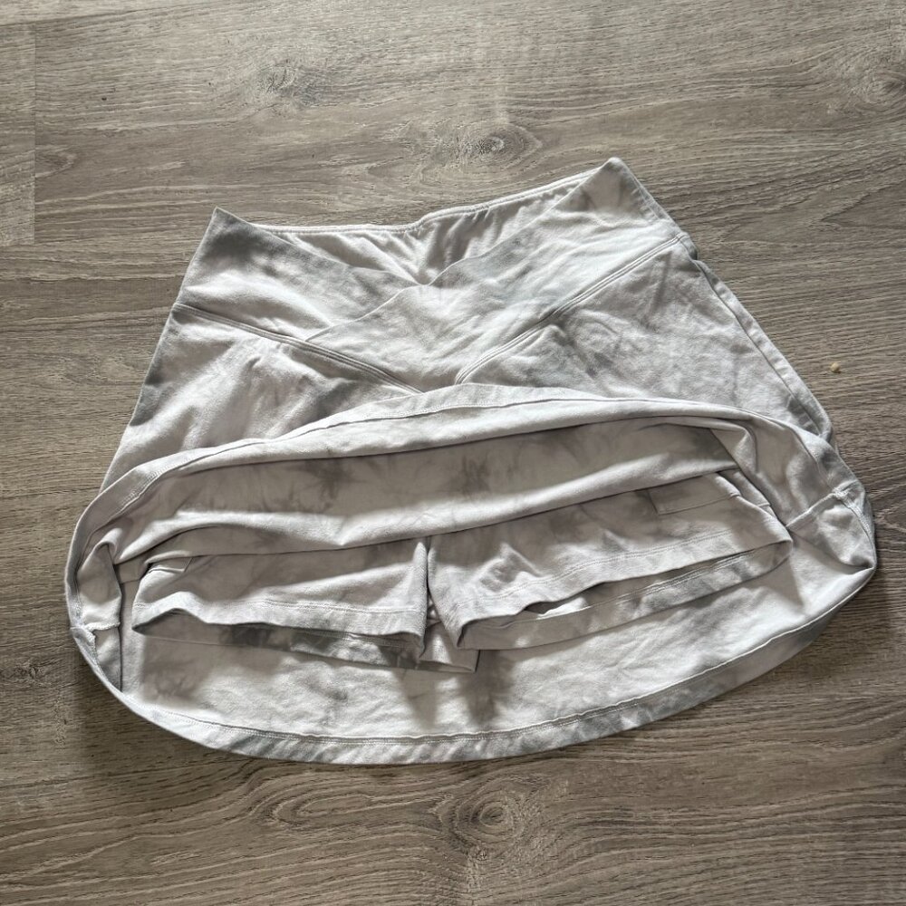 Victoria's Secret Skirt Skort Size L Gray Tie Dye
